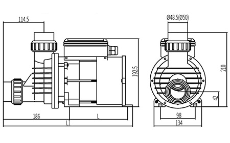 SPA Massage Tub Pump, DXD-8M