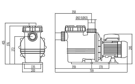 Swimming Pool Pump, DXD-330FM