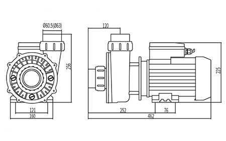 SPA Massage Tub Pump, DXD-330A