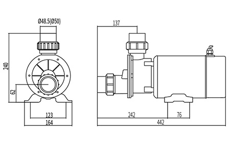 SPA Massage Tub Pump, DXD-1A
