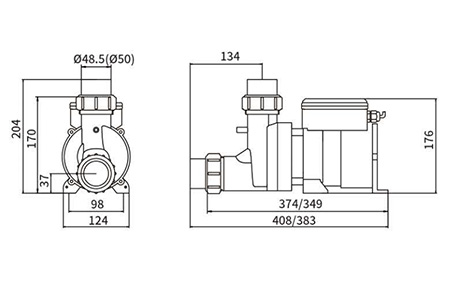 SPA Massage Tub Pump, DXD-8A