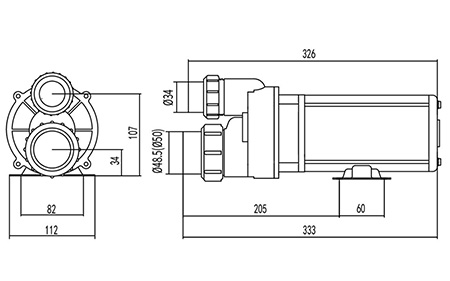SPA Massage Tub Pump, DXD-9A
