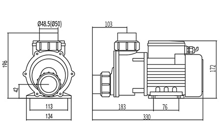 SPA Massage Circulating Pump, DXD-310T