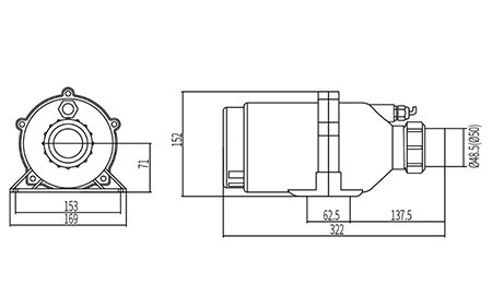 Bathtub Air Blower, DXD-6E