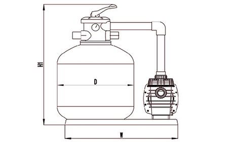 Integrated Sand Filter, CB-IT400