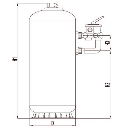 Deep Bed Sand Filter, CB-H07400